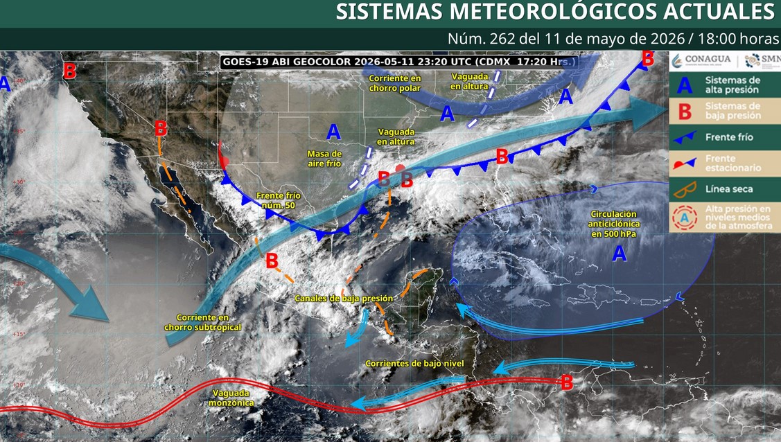 Pronóstico del clima: lluvias torrenciales podrían marcar la noche de este lunes en diversos estados