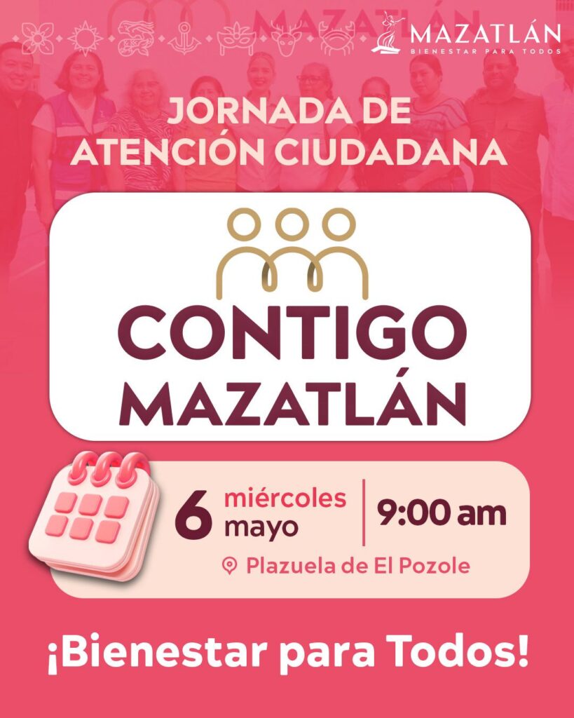 La jornada de atención ciudadana “Contigo Mazatlán” llegará nuevamente a la zona rural