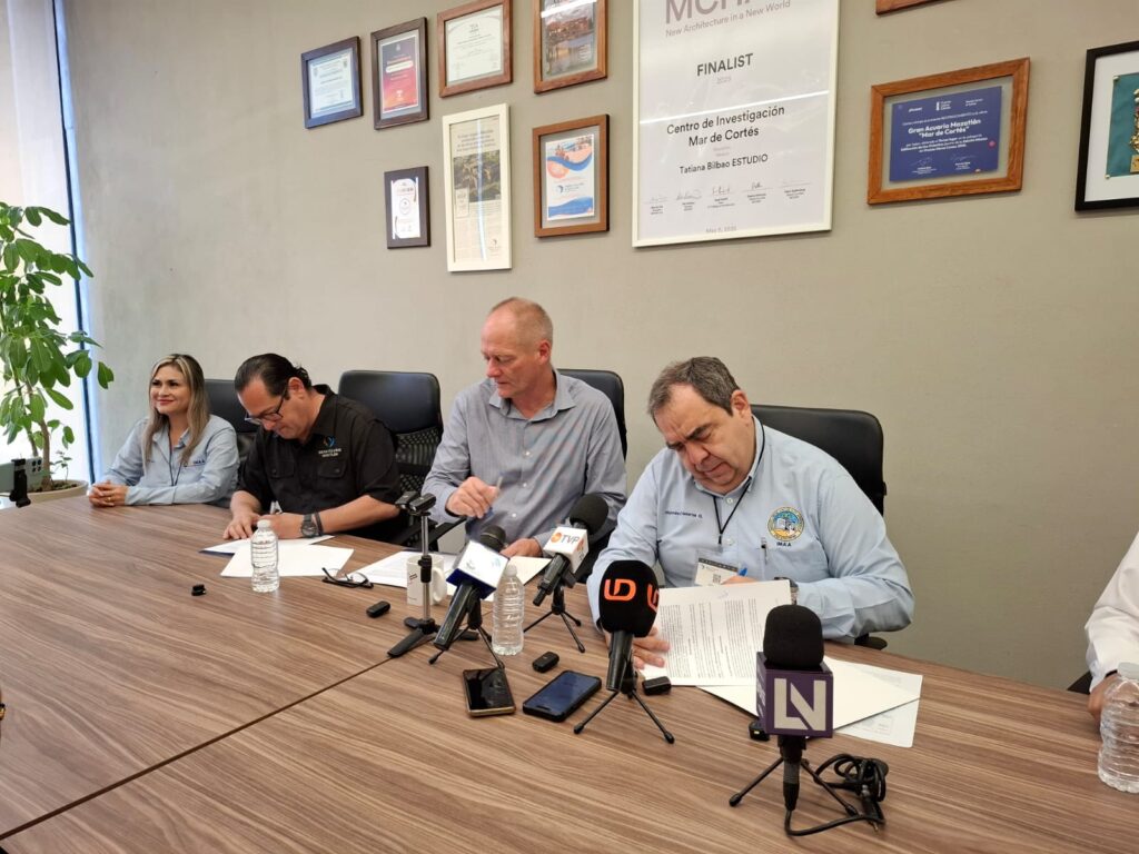 Gran Acuario Mazatlán, IMAA y Cetmar firman convenios educativos