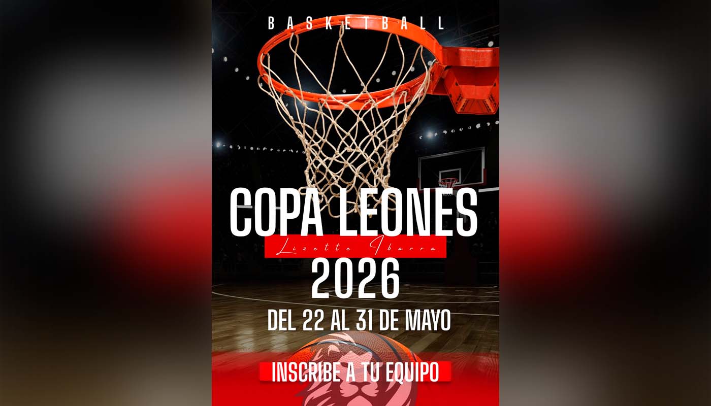 Poster promocional de Copa Leones de Basketball 2026