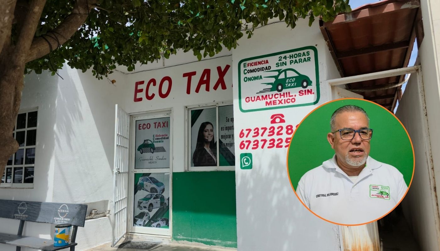 En grande oficinas de taxis en Salvador Alvarado y en circulo Cristóbal Bojórquez