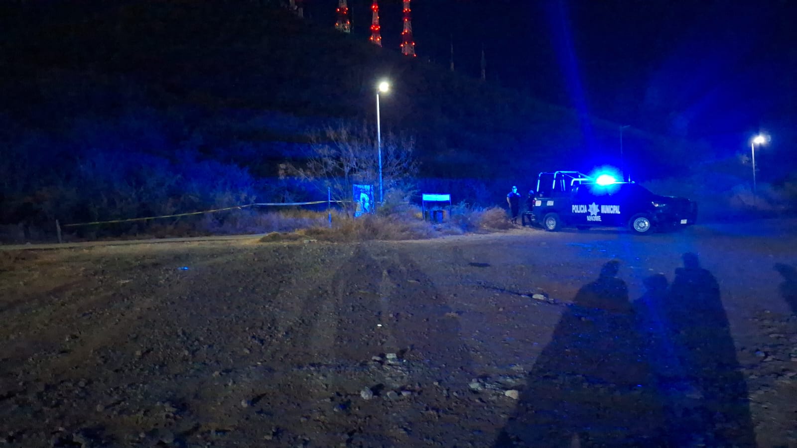 Policía Municipal en el Cerro de La Memoria.