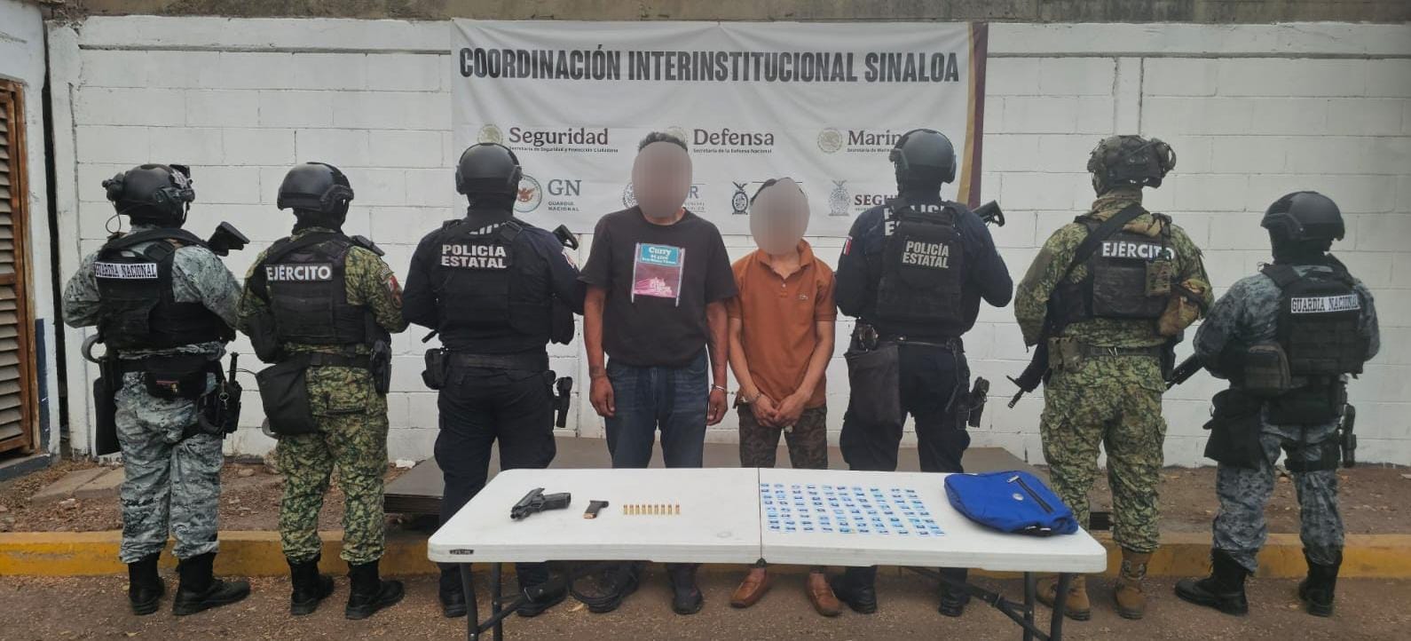 Policía Estatal detiene a dos civiles armados