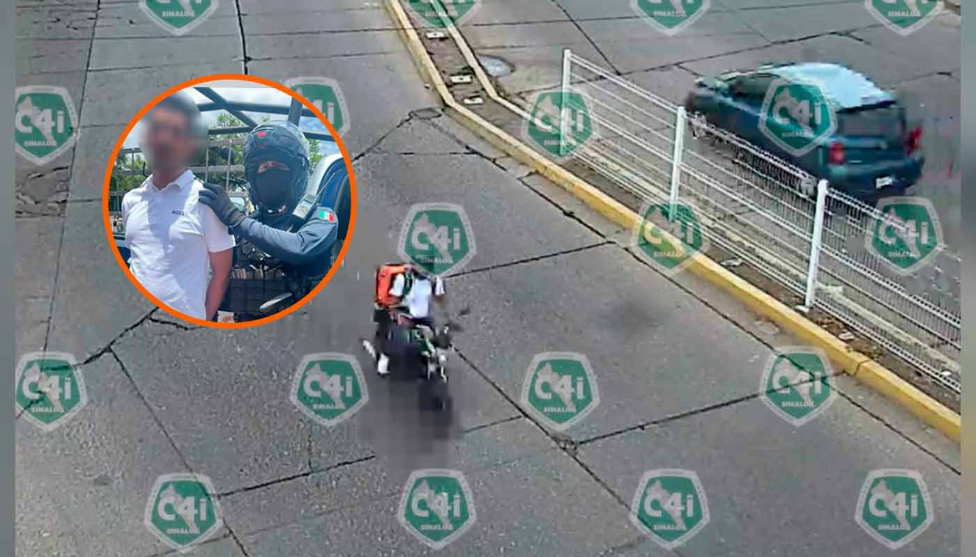 Detienen a hombre por presuntos asaltos en Culiacán