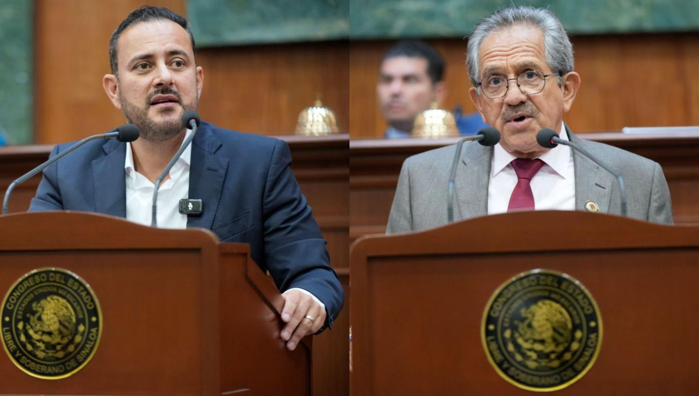 Diputados Jorge González Flores y Manuel de Jesús Guerrero Verdugo.