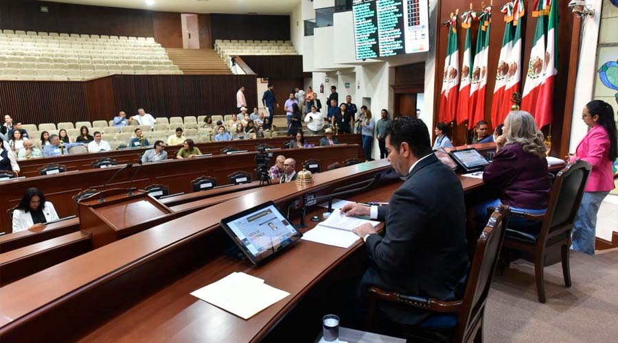 Sesión del congreso del estado de Sinaloa