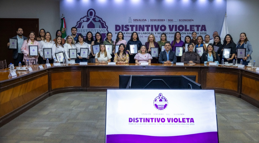 Instituciones y organismos son reconocidos con el Distintivo Violeta 2026