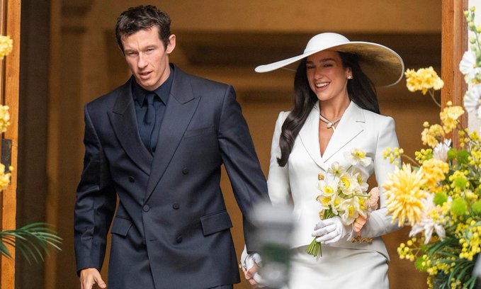 Dua Lipa y Callum Turner se casan en una ceremonia íntima en Londres