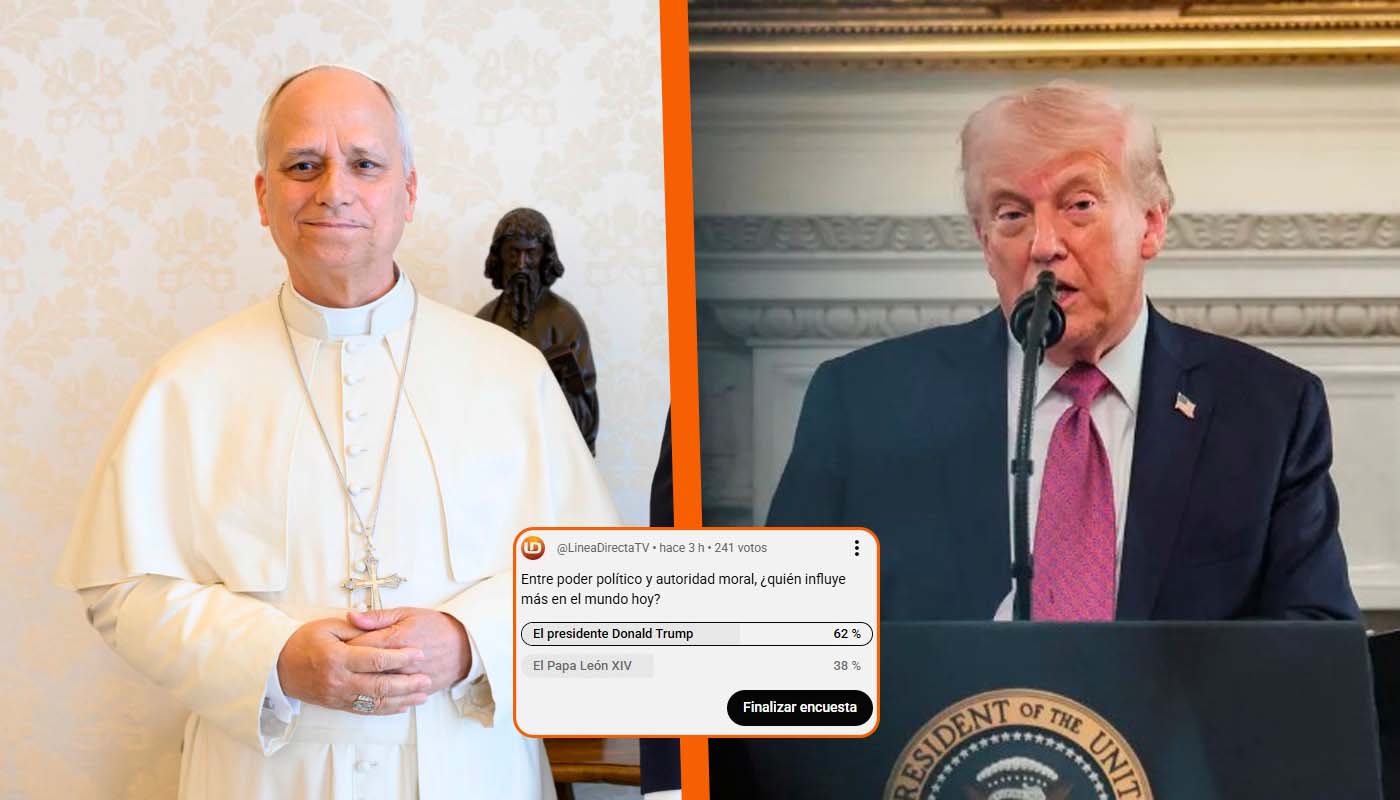 Encuesta de Línea Directa sobre Donald Trump y el Papa León