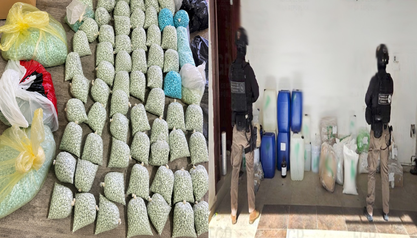 Aseguramiento de fentanilo por parte de las Fuerzas Federales.