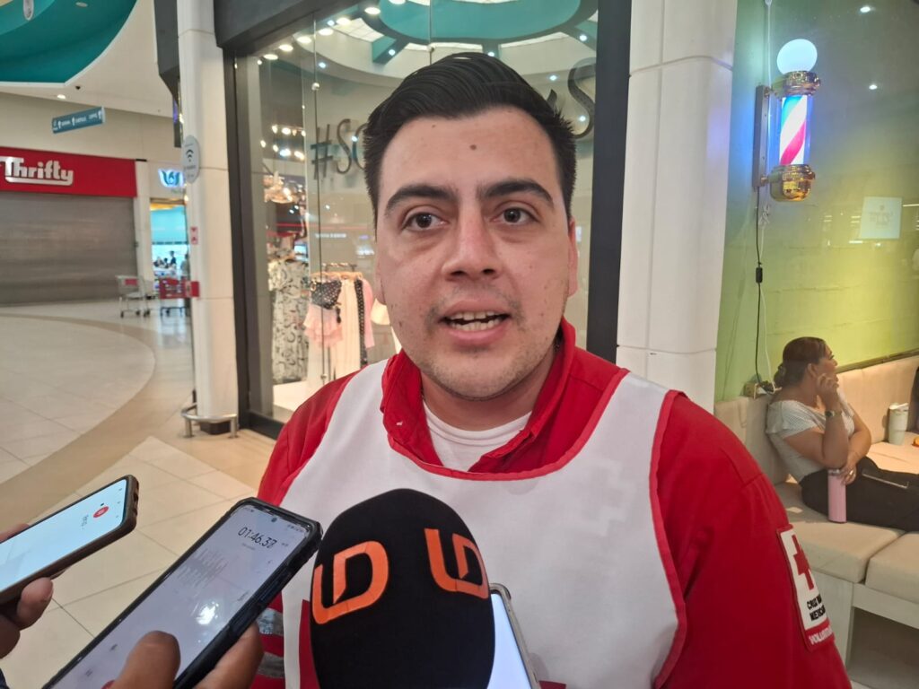 Gabriel Moreno, coordinador de socorros de Cruz Roja en Mazatlán