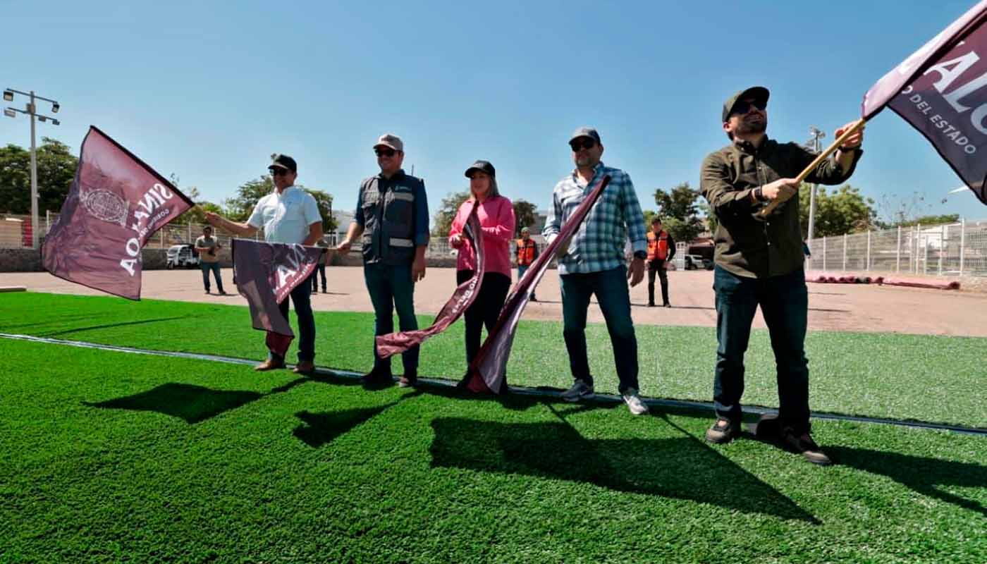 Gobernadora supervisa obras en Culiacán