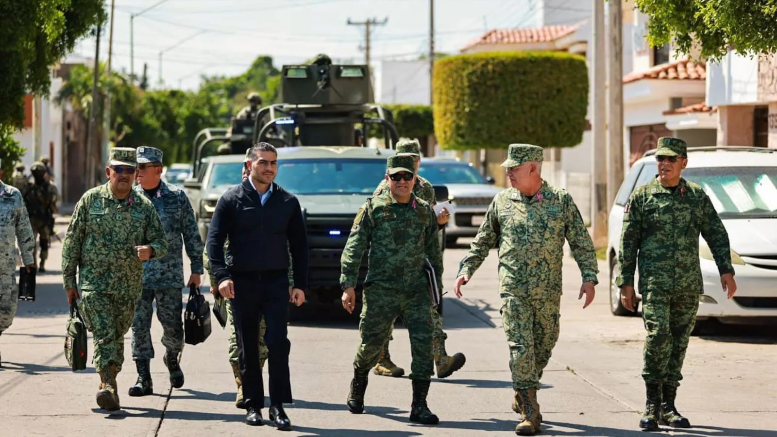 Harfuch y Gabinete de Seguridad visitan Sinaloa
