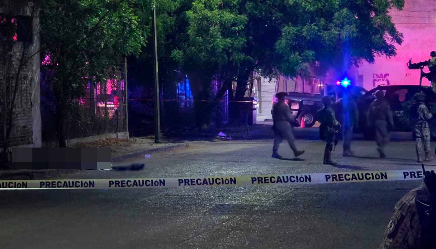 Militares acordonan zona en Culiacán
