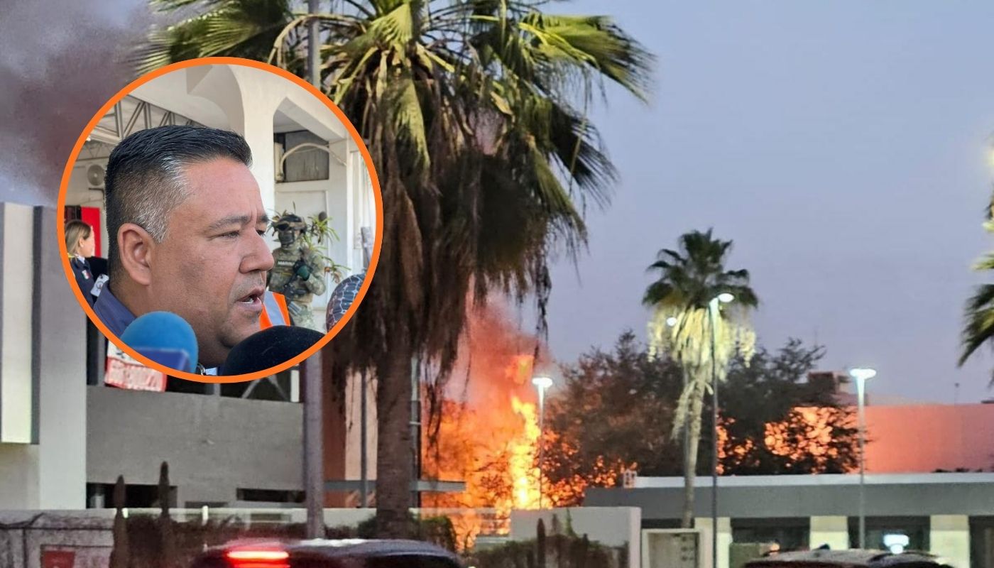 Incendio en patios del Ingenio Azucarero y en un círculo, Carlos Francisco Rodríguez Ponce, secretario de seguridad pública en Ahome