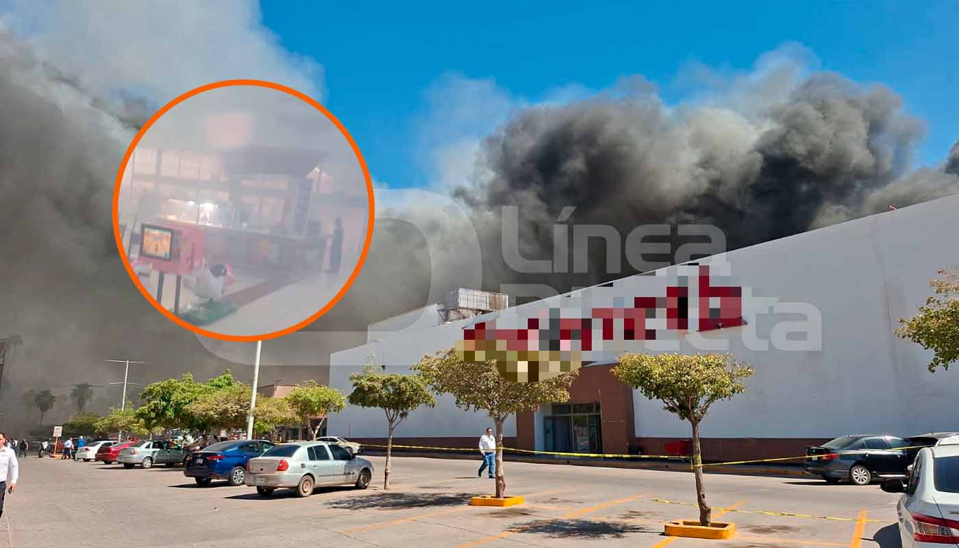 Incendio en Plaza Fiesta Las Palmas