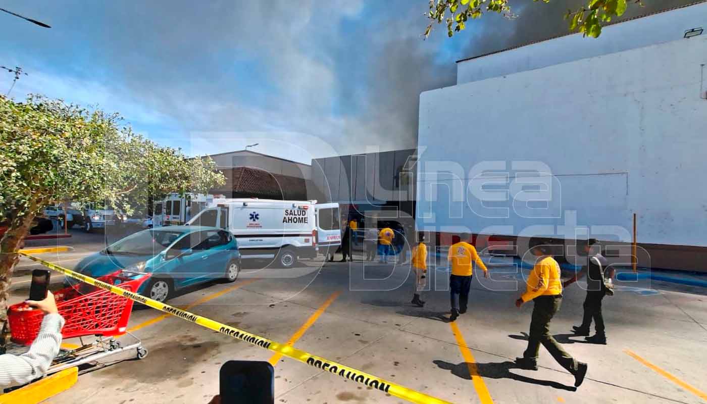 Incendio en Plaza Fiesta Las Palmas