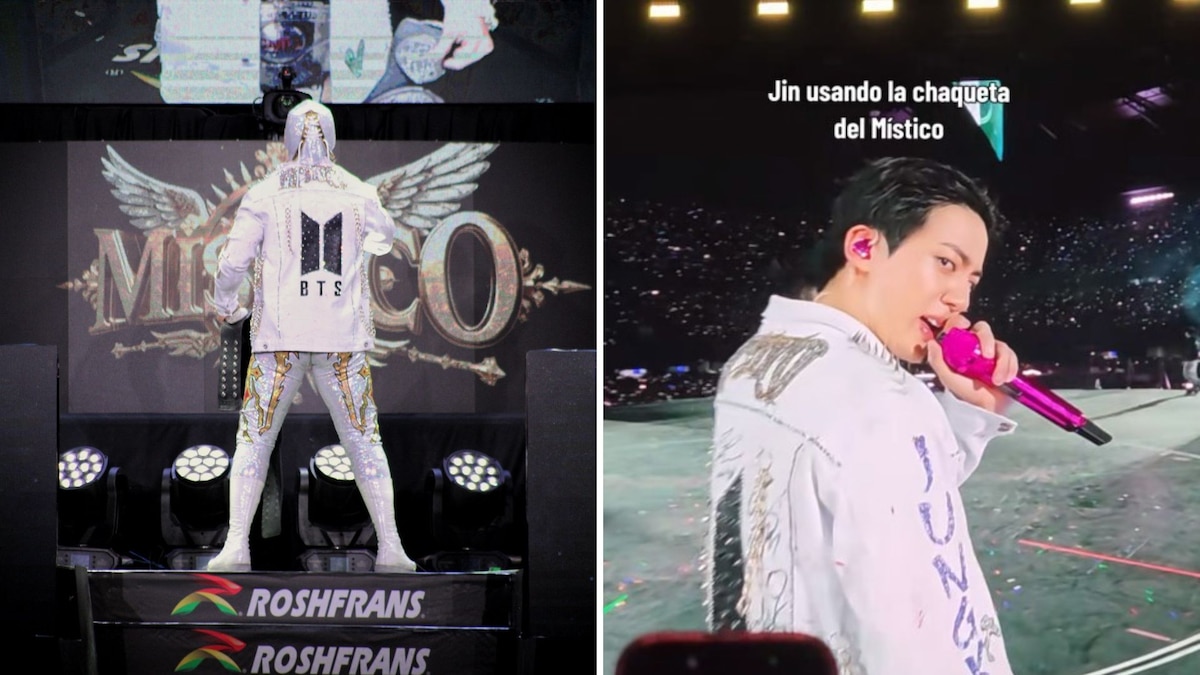 Diseñador mexicano reacciona a Jin de BTS usando chamarra creada para luchador 
