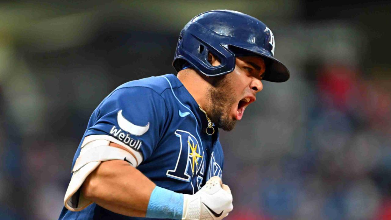 Jugador de beisbol festejando