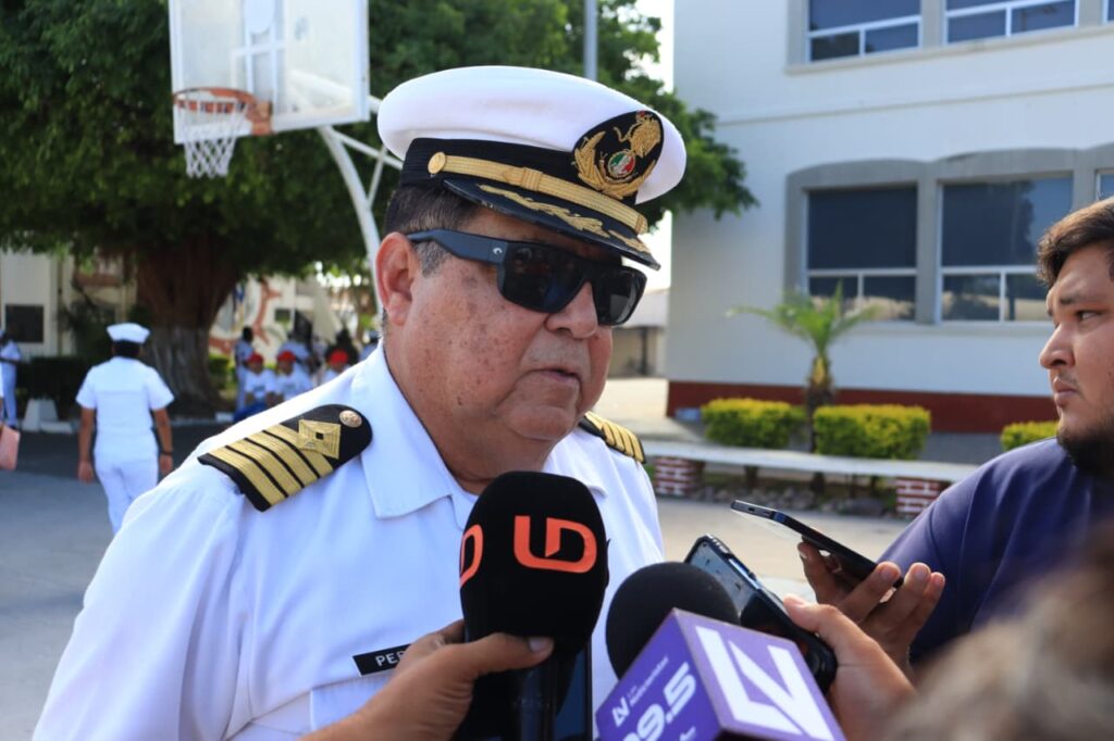 Jorge Pérez Arias, subdirector de la Escuela Náutica de Mazatlán