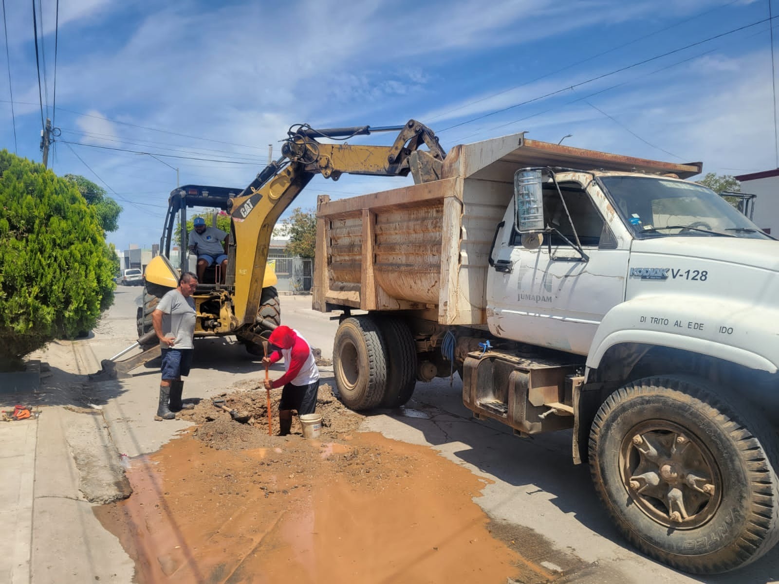 Trabajos en drenajes