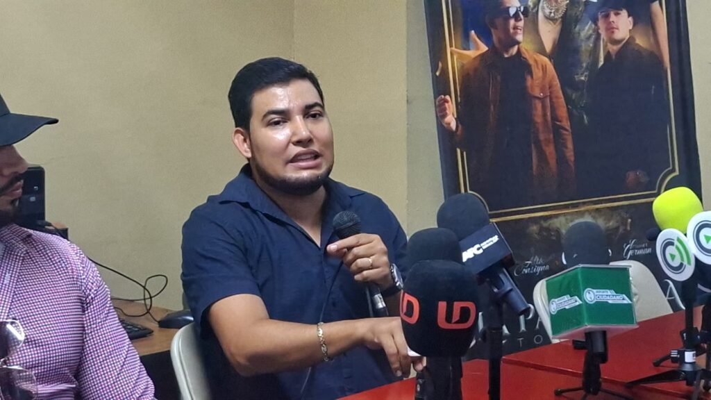 Daniel Ramírez en conferencia de prensa de "La parranda Tour 2026"