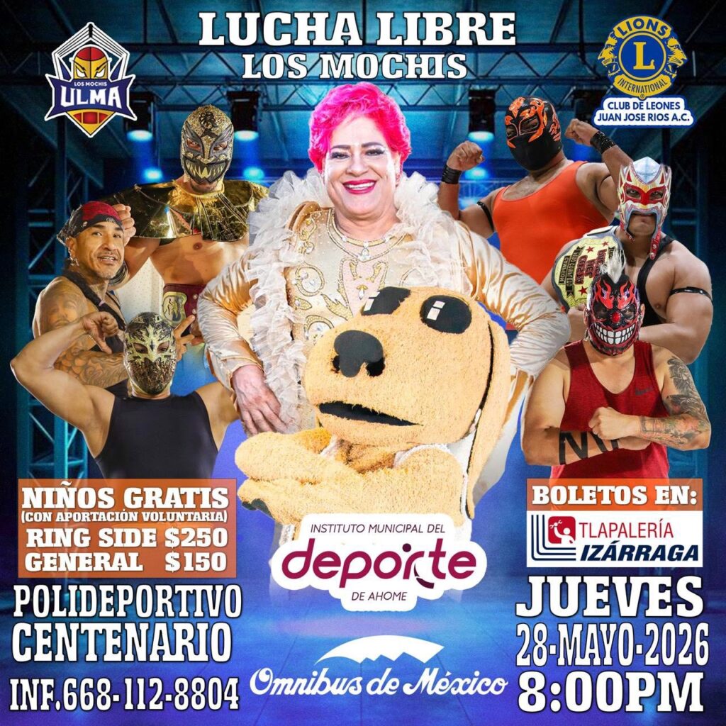 Anuncio oficial del cambio de sede de la Lucha Libre en Ahome