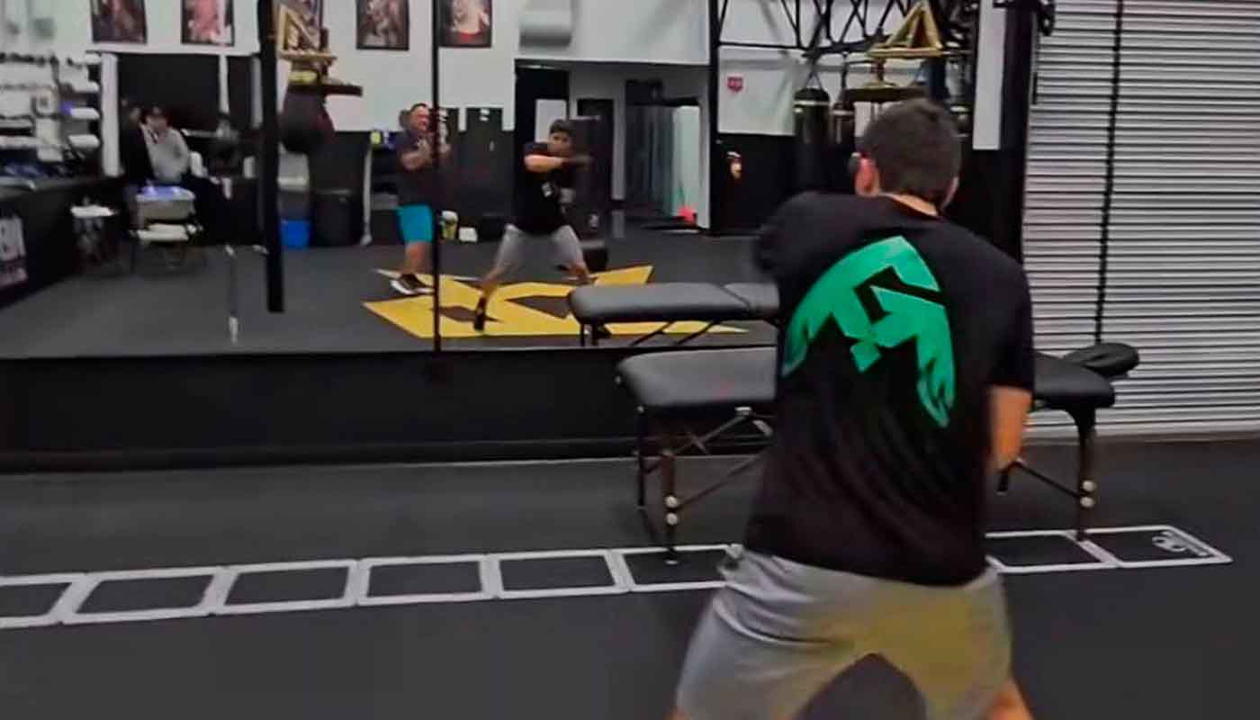 Marco Verde entrena en San Diego
