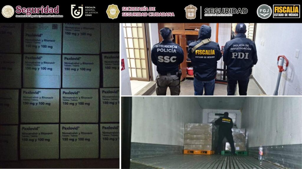 Detienen a 6 personas y recuperan medicamento controlado tras operativos en Edomex y CDMX