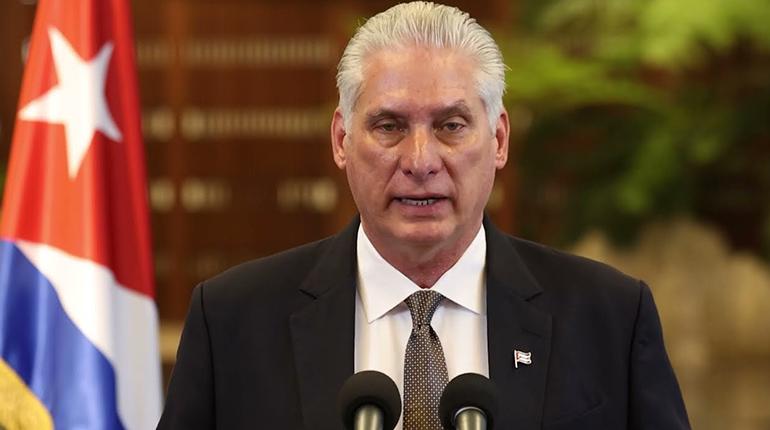 Díaz-Canel responde a oferta de EU para ayudar a Cuba: 