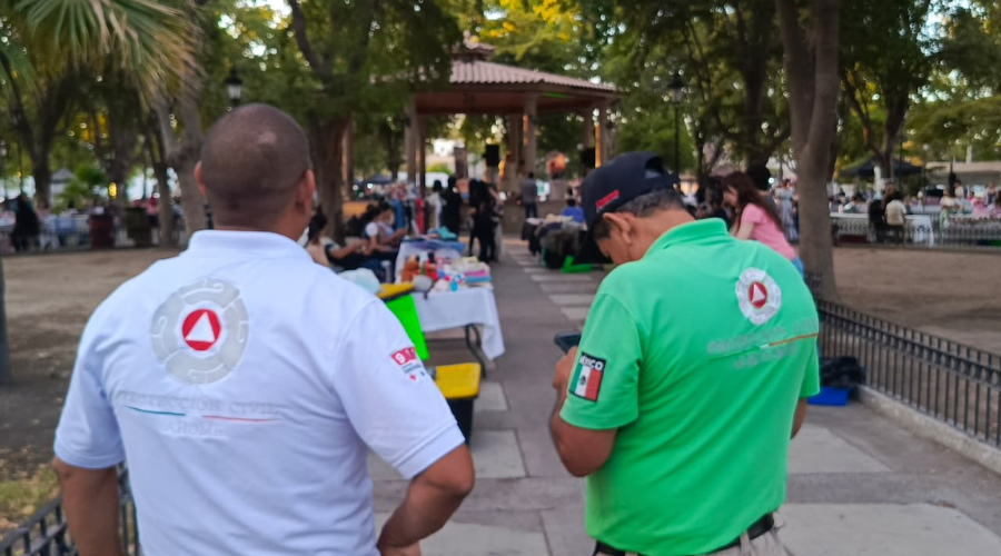 Inspección a negocios de la plazuela 27 de noviembre
