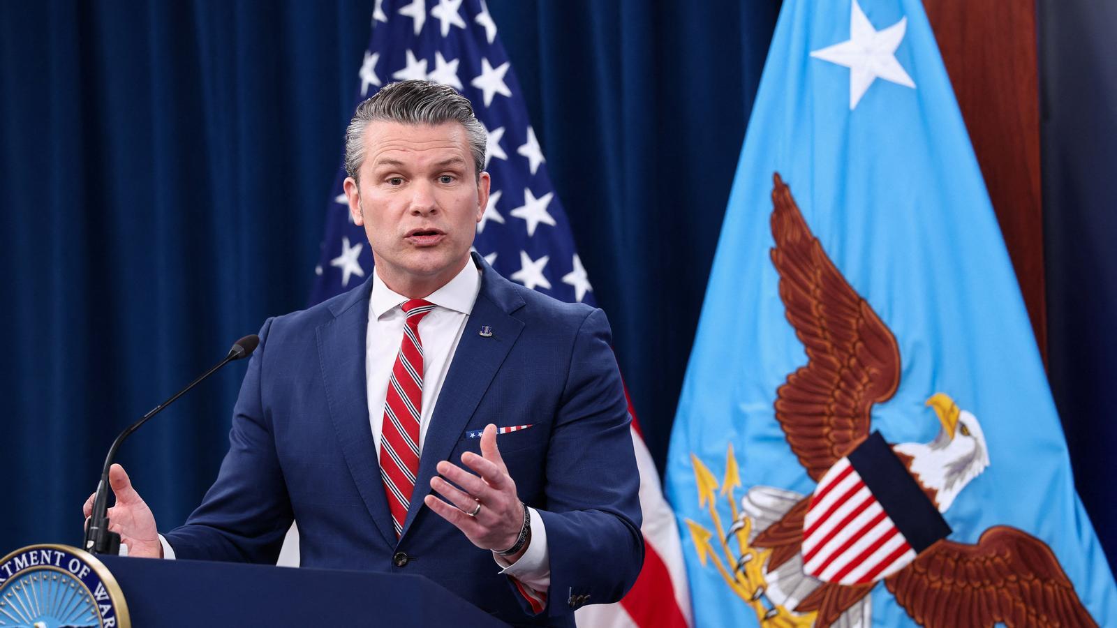 Hegseth asegura que alto al fuego con Irán 