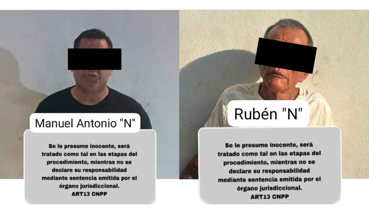 Hombres detenidos en Mazatlán