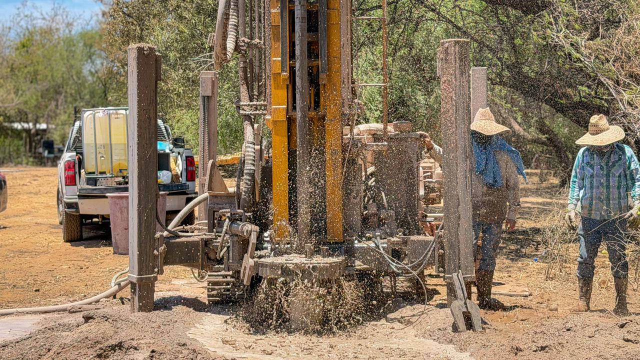 Maquinaría de perforación de pozo de agua
