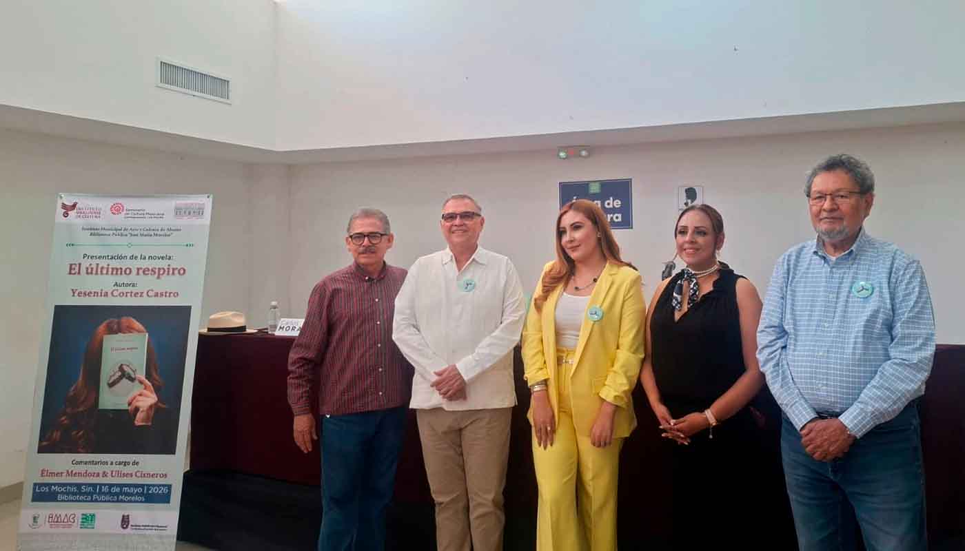 Presentación de libro El Último Respiro en Los Mochis