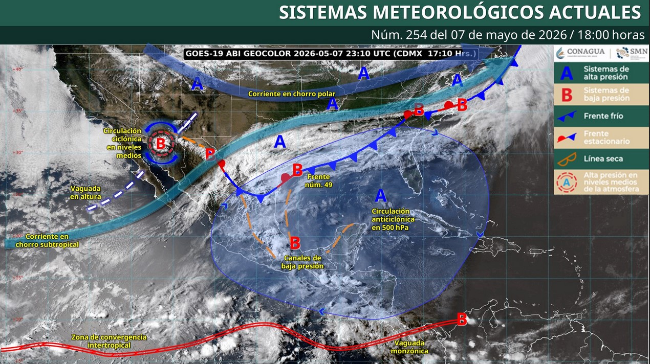 Clima en México: pronóstico para la noche de este jueves y las primeras horas del viernes