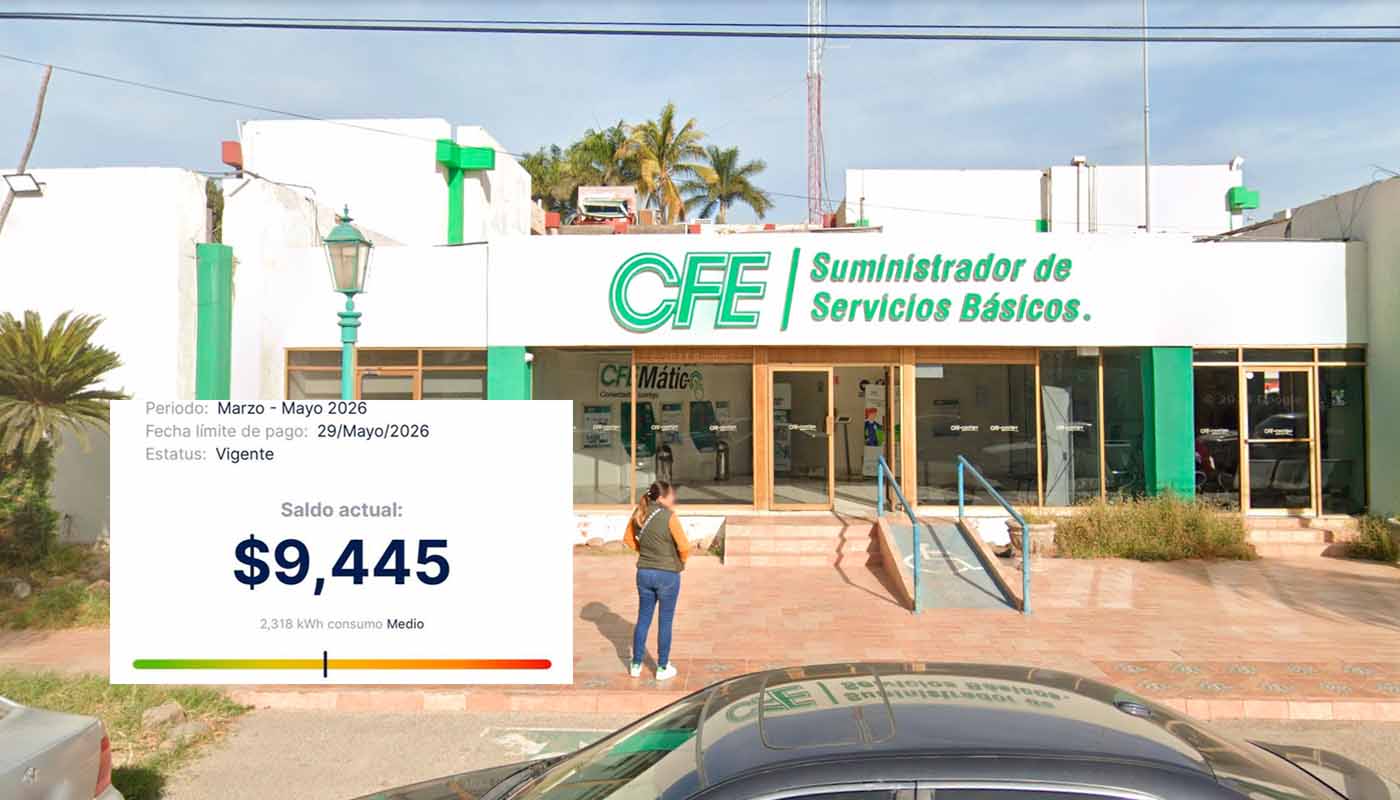Recibo y CFE de Guasave