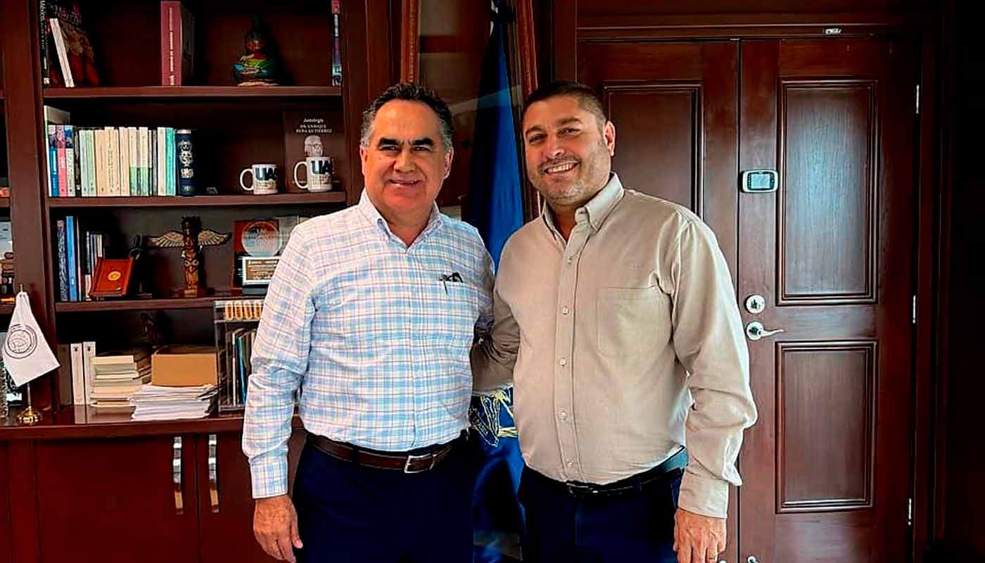Rector de la UAS y alcalde de Badiraguato