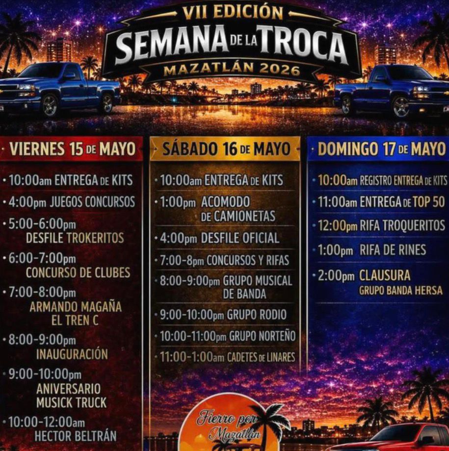 Semana de la Troca en Mazatlán