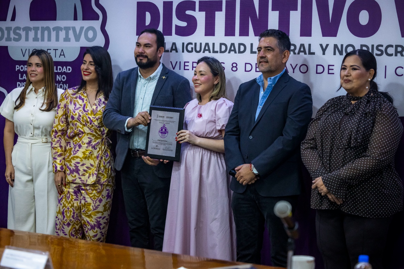 Distintivo Violeta por la Igualdad Laboral y No Discriminación 2025 a empresas de Sinaloa
