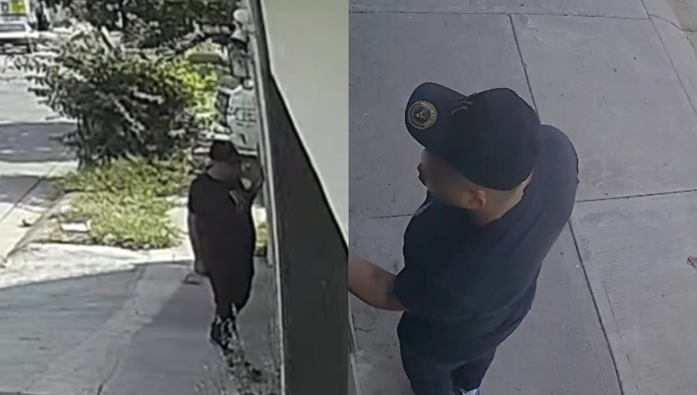 Sujeto desconocido acercándose a un domicilio en Santa Luz.