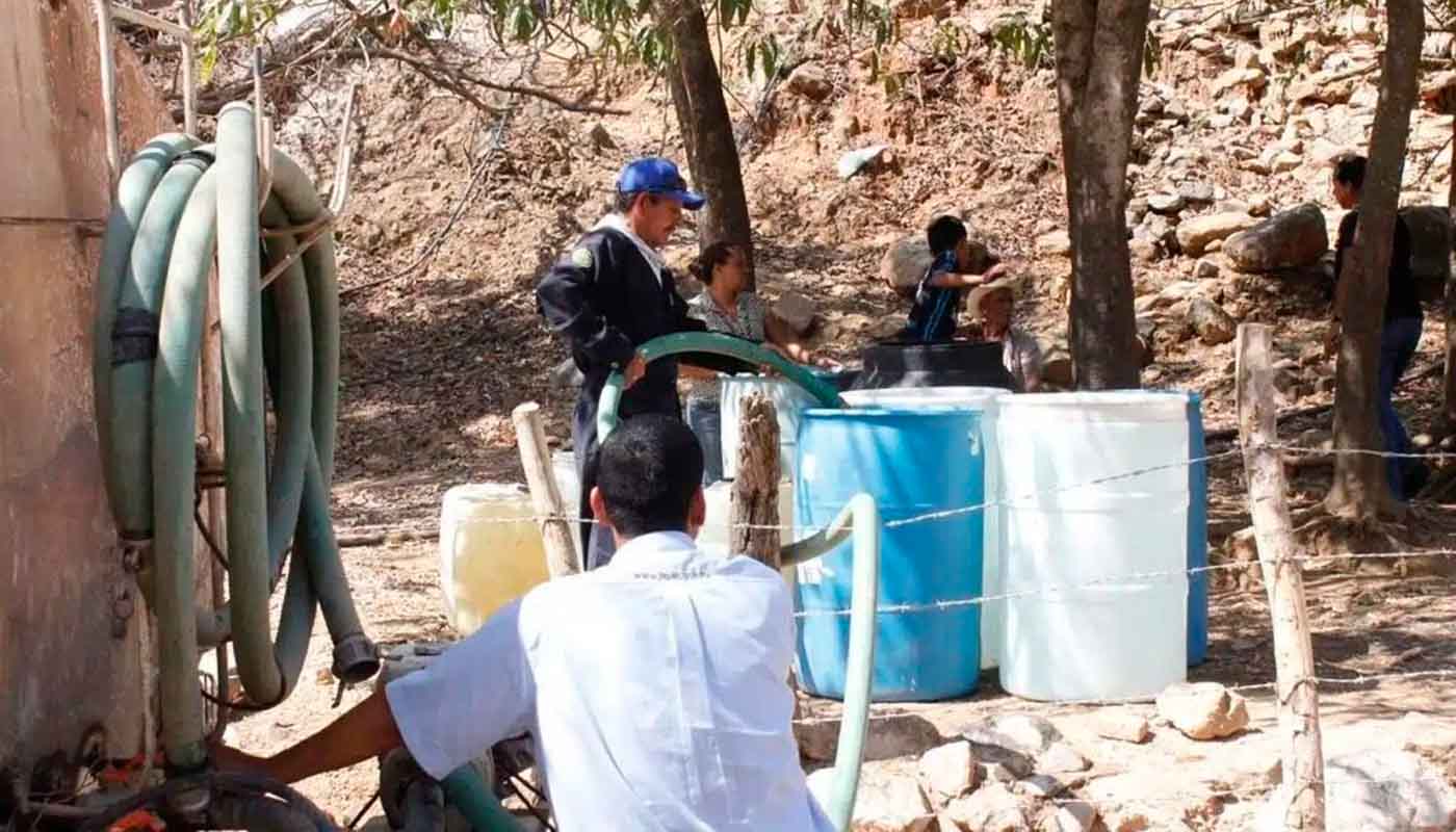 Tandeo de agua en Sinaloa