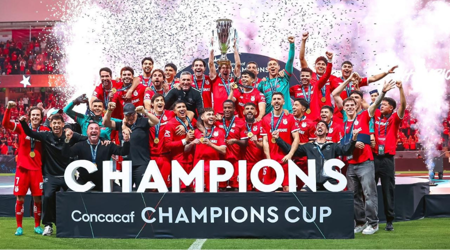 Diablos Rojos del Toluca gana el campeonato de la Concacaf Champions Cup