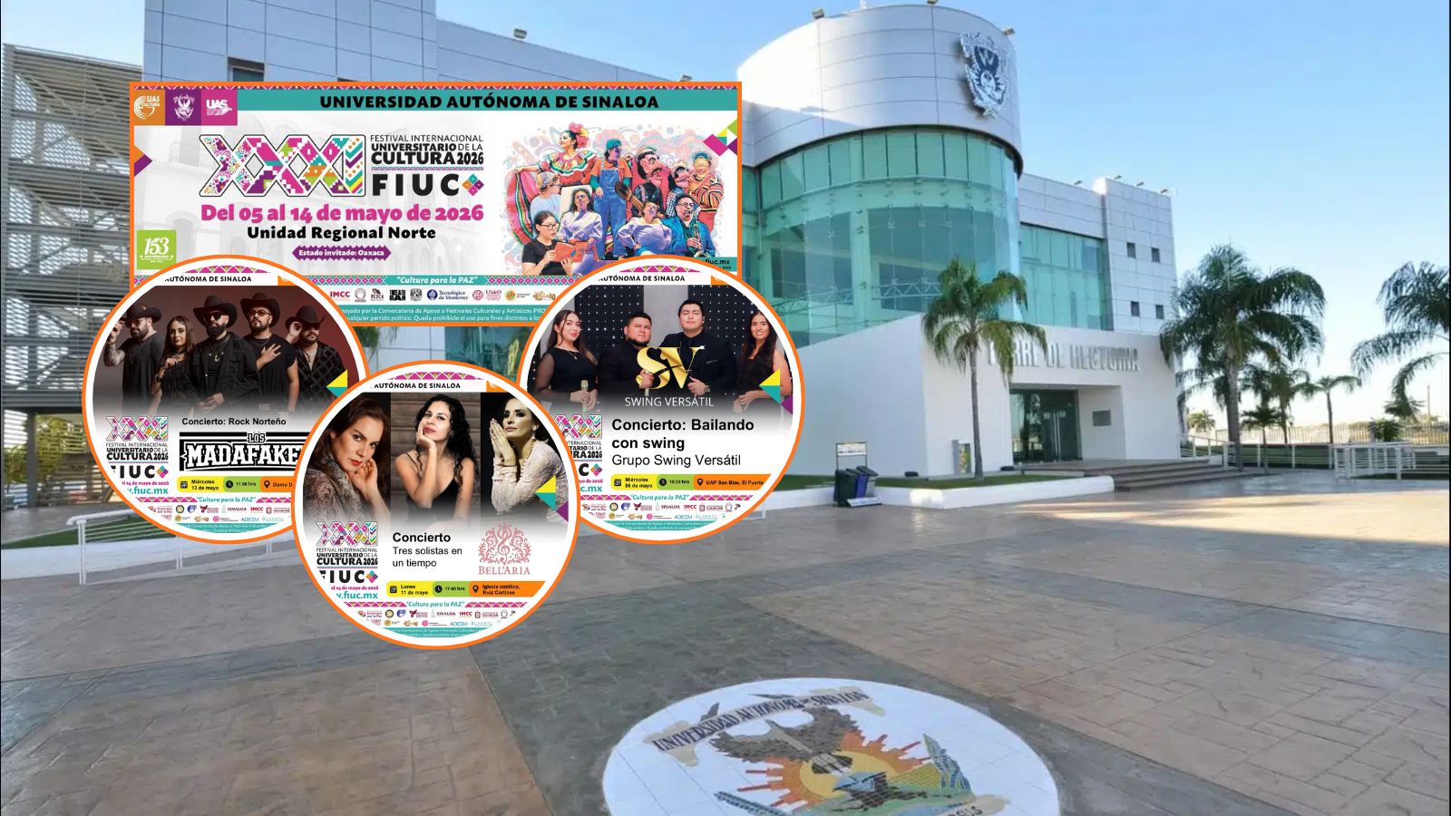 La UAS lista para el Festival Cultural Internacional Estudiantil 2026