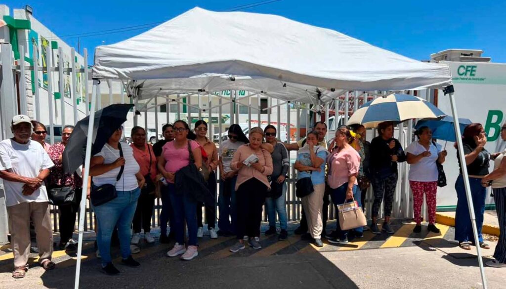 Manifestación ciudadana en Guasave por altos cobros de electricidad 