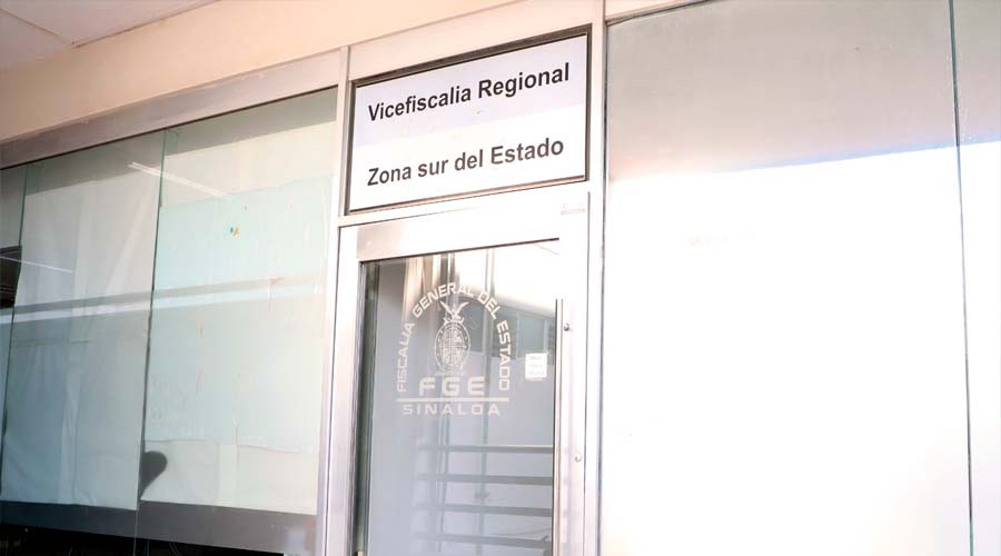 Sede de la Vicefiscalía Regional en la zona sur de Sinaloa