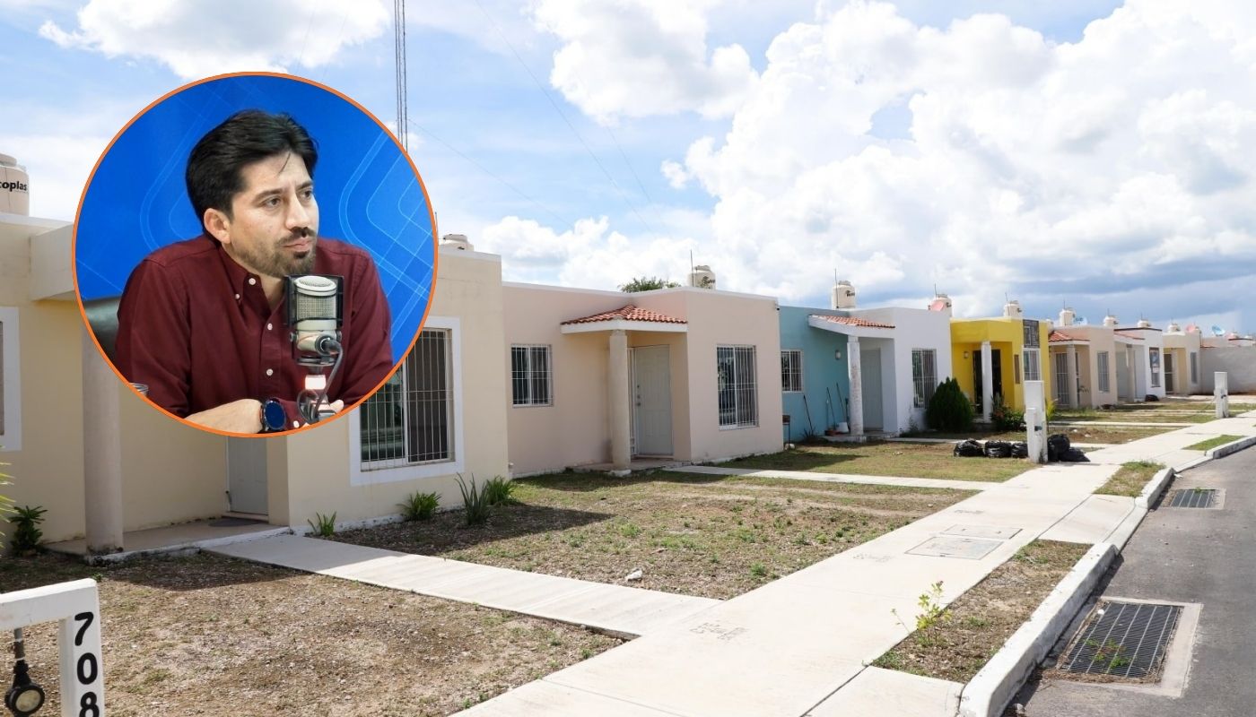 En grande viviendas del bienestar y en circulo Omar López Campos