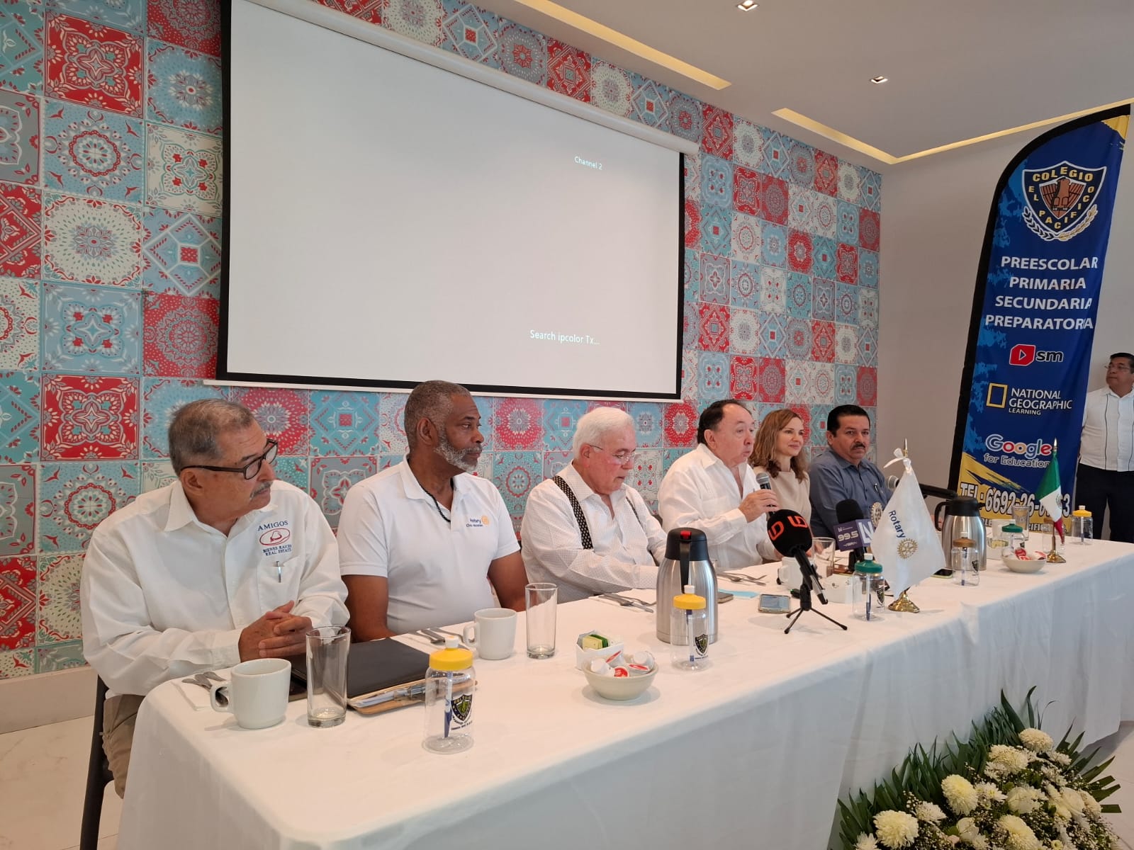 Conferencia de prensa de Club Rotario Mazatlán