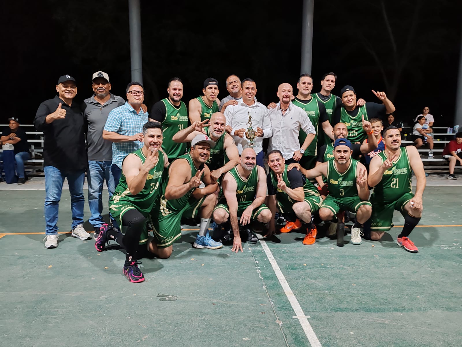 Liga de Basquetbol de Veteranos Felipe Juárez ya tiene campeón: Bee Organic