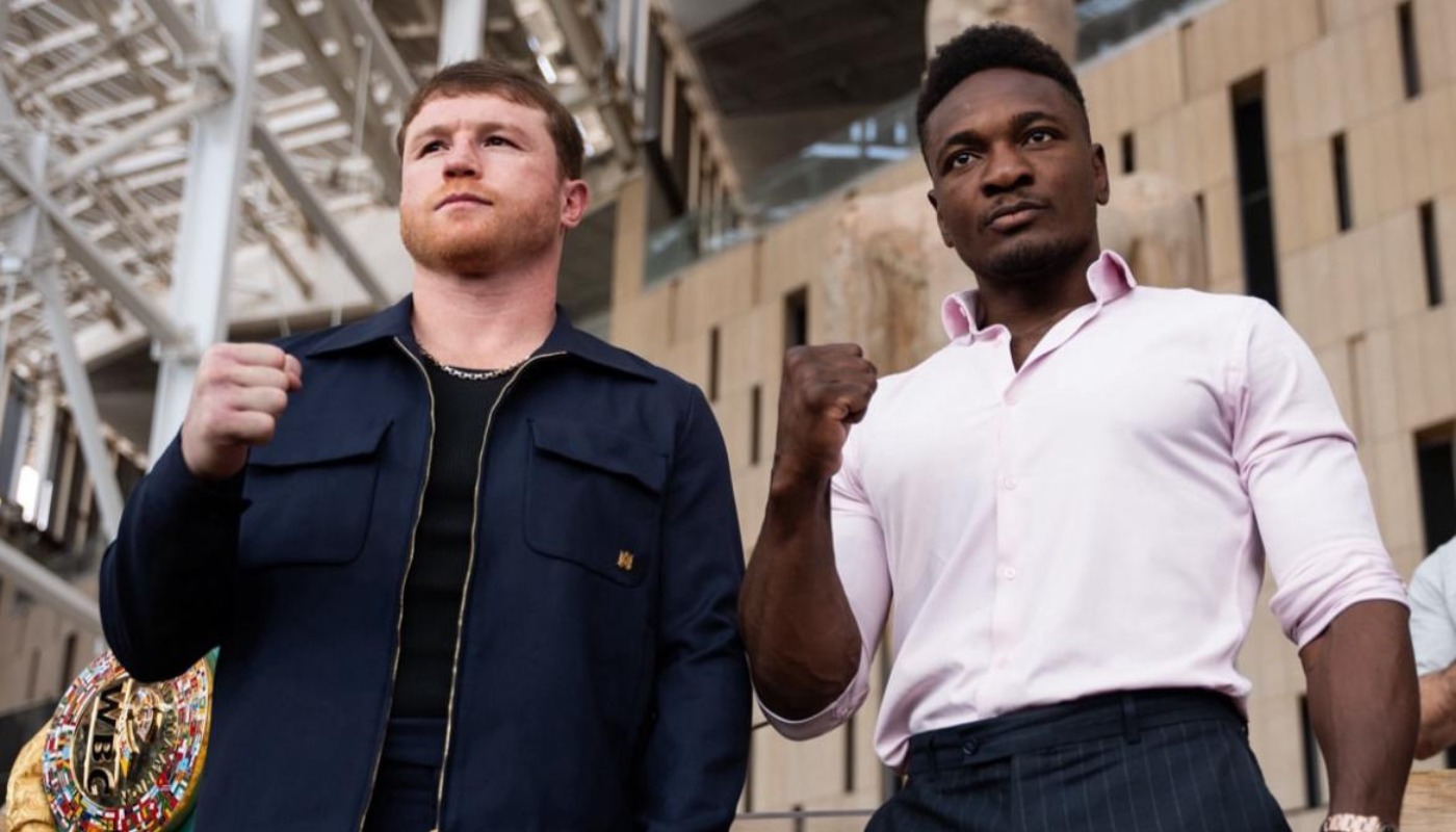“Canelo” Álvarez y Christian Mbilli